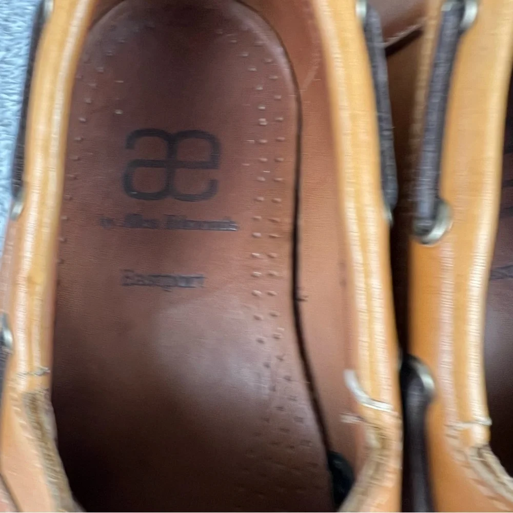 Allen Edmonds Eastport Boat Shoes Leather Mens Size 12 D Brown Loafers Deck